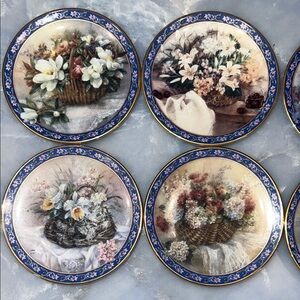 Set of 10 Lena Liu Collector Plates